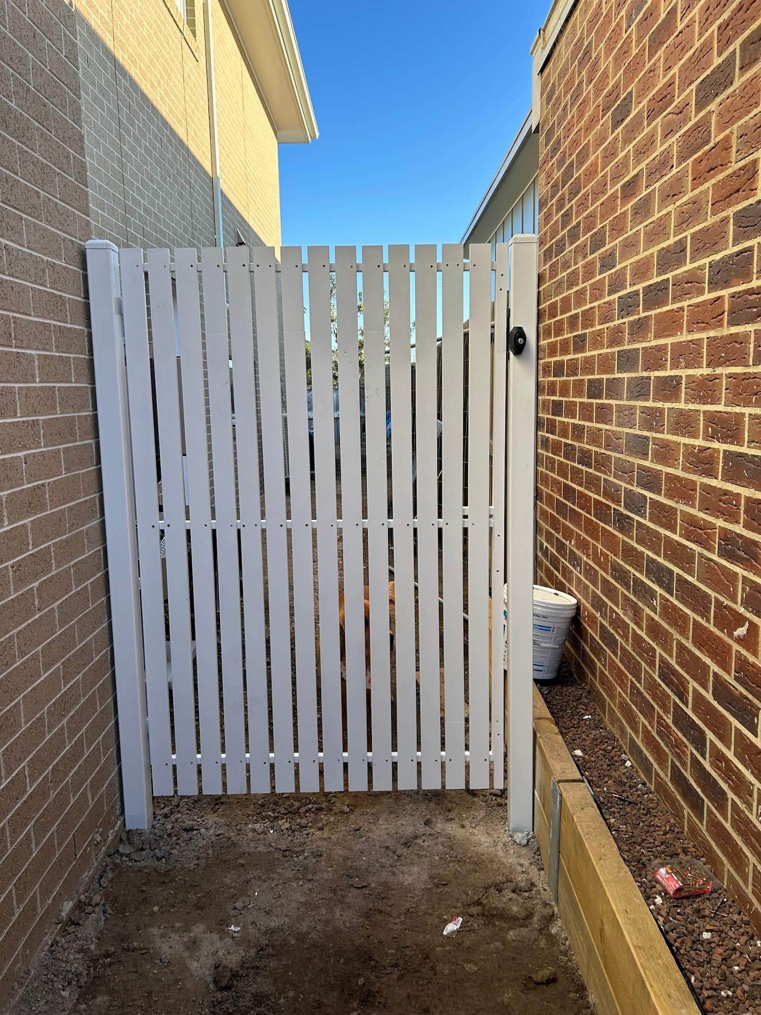 Fence installation and external handywork in Echuca by KO. Landscapes