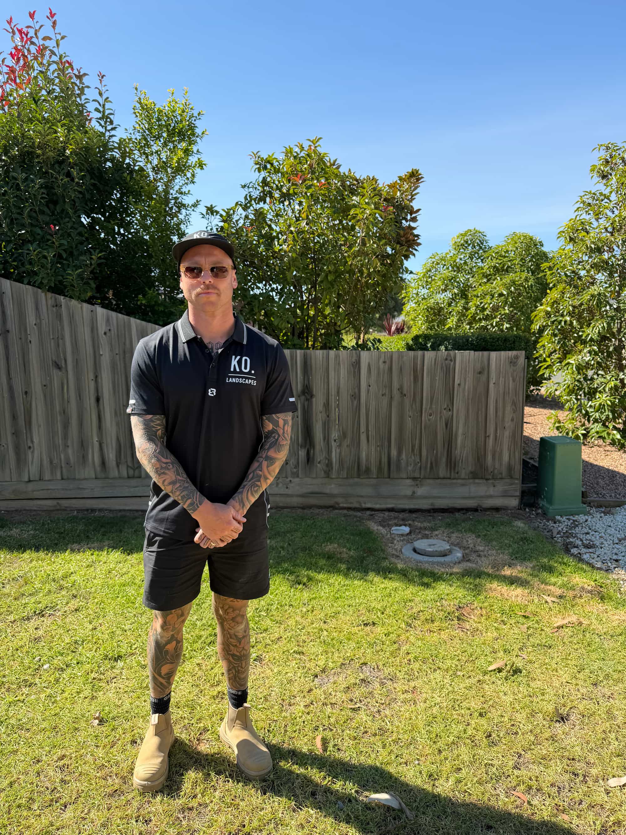 Jayden Pulford, owner of KO. Landscapes