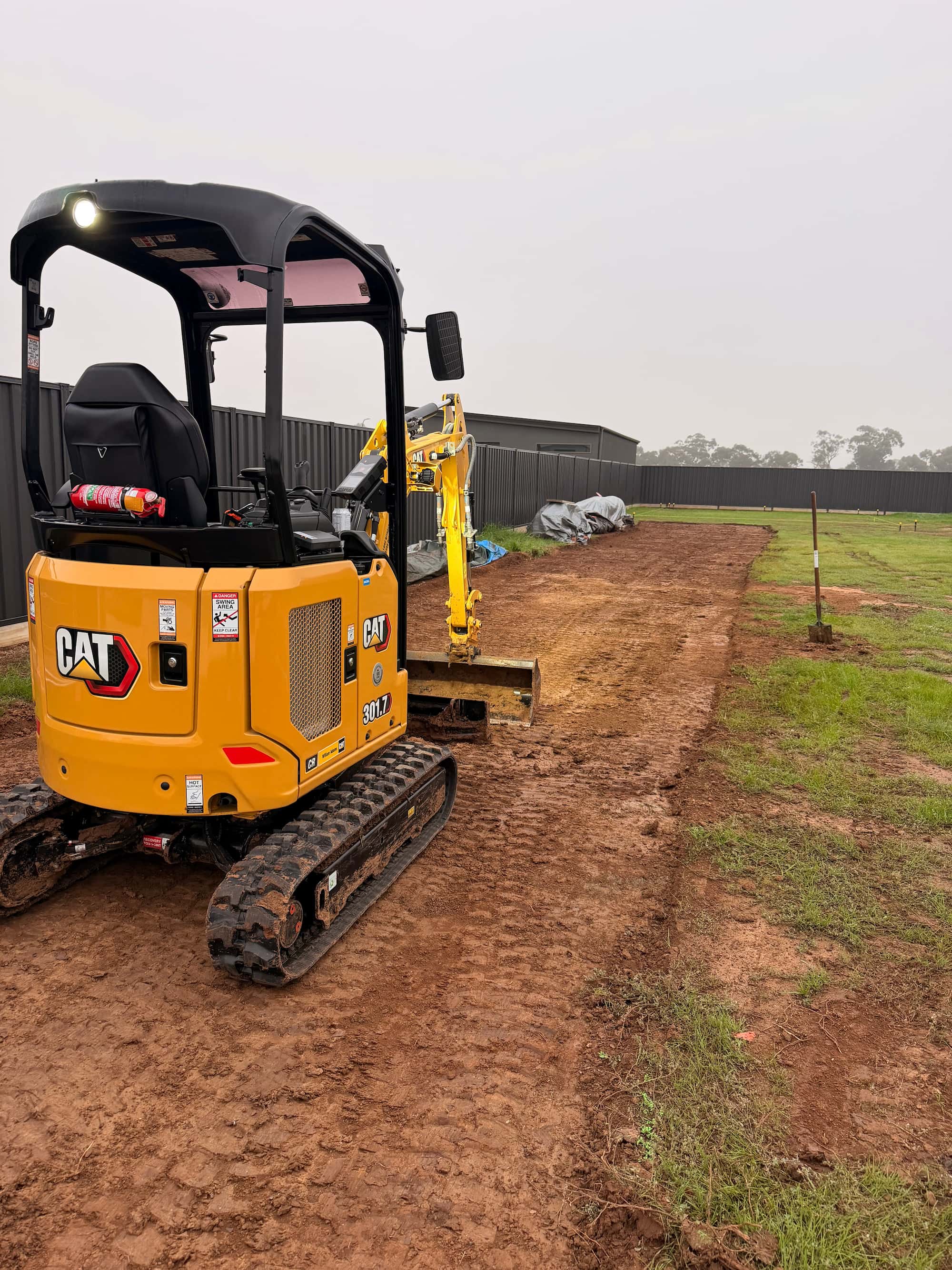 Excavation and site levelling in Rochester by KO. Landscapes